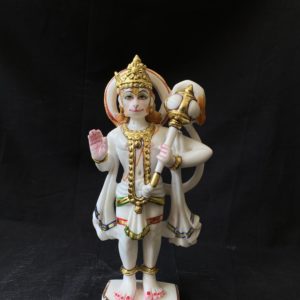 White Hanuman murti