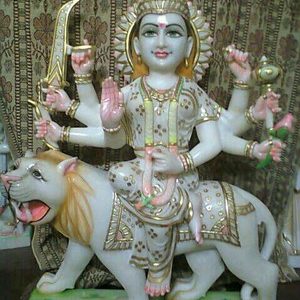 White Marble Durga