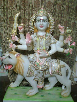 White Marble Durga